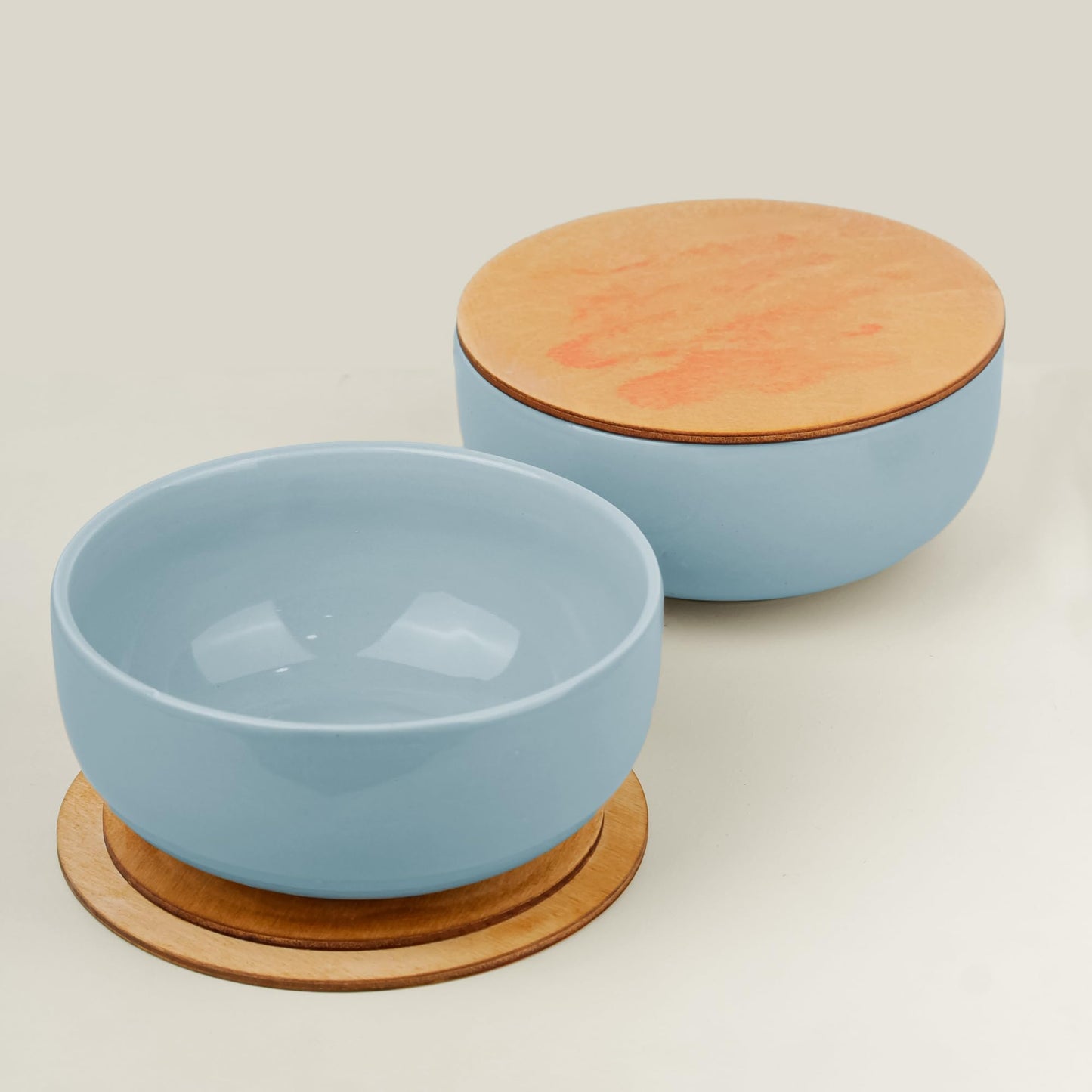 The Earth Store Solid Mustard Color 500ML Ceramic Bowl Dishwasher & Microwave Safe Bowl Mixing Bowl for Snacks, Pasta, Rice, Dal, Fruits, Salad, Noodles, Maggi and More Serving Bowl